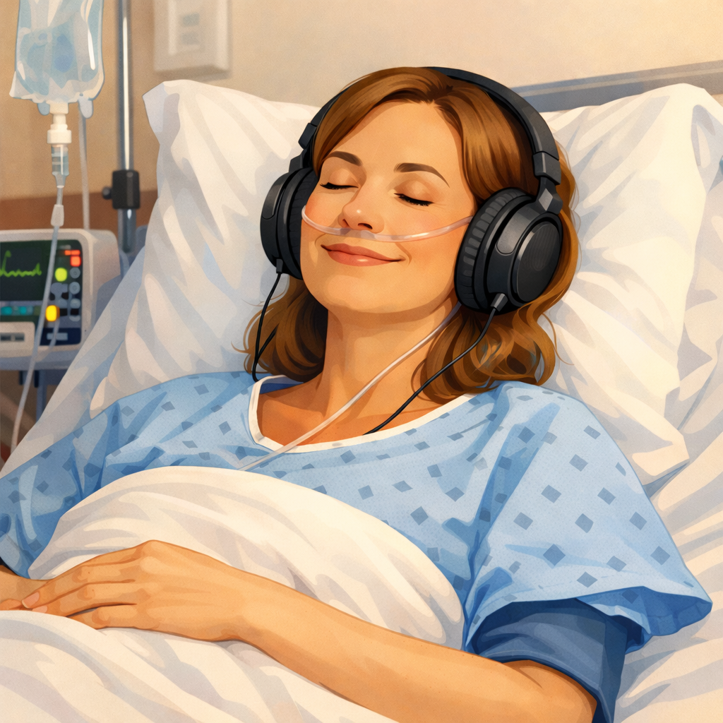 Person resting peacefully with hands on chest, representing holistic healing through meditation and breath work during injury recovery