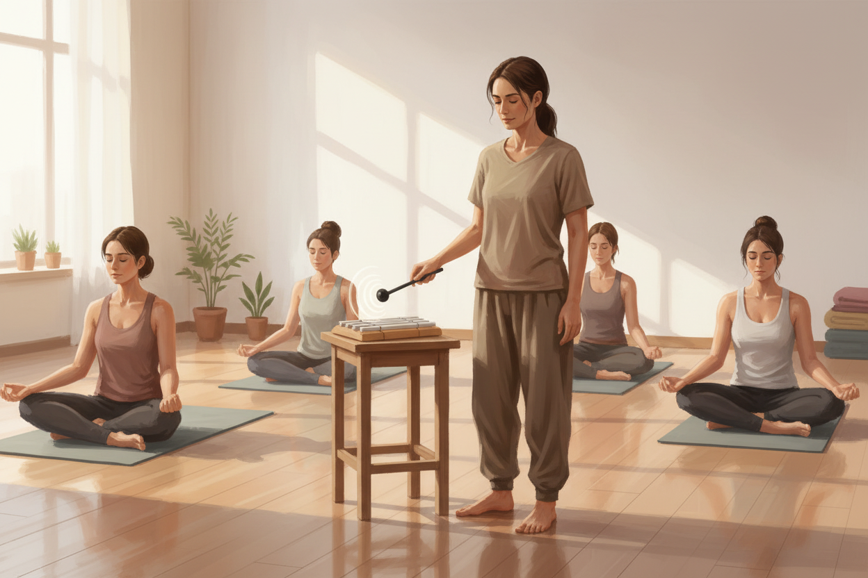 Using the Zenergy Chime in the Yoga Studio or Classroom