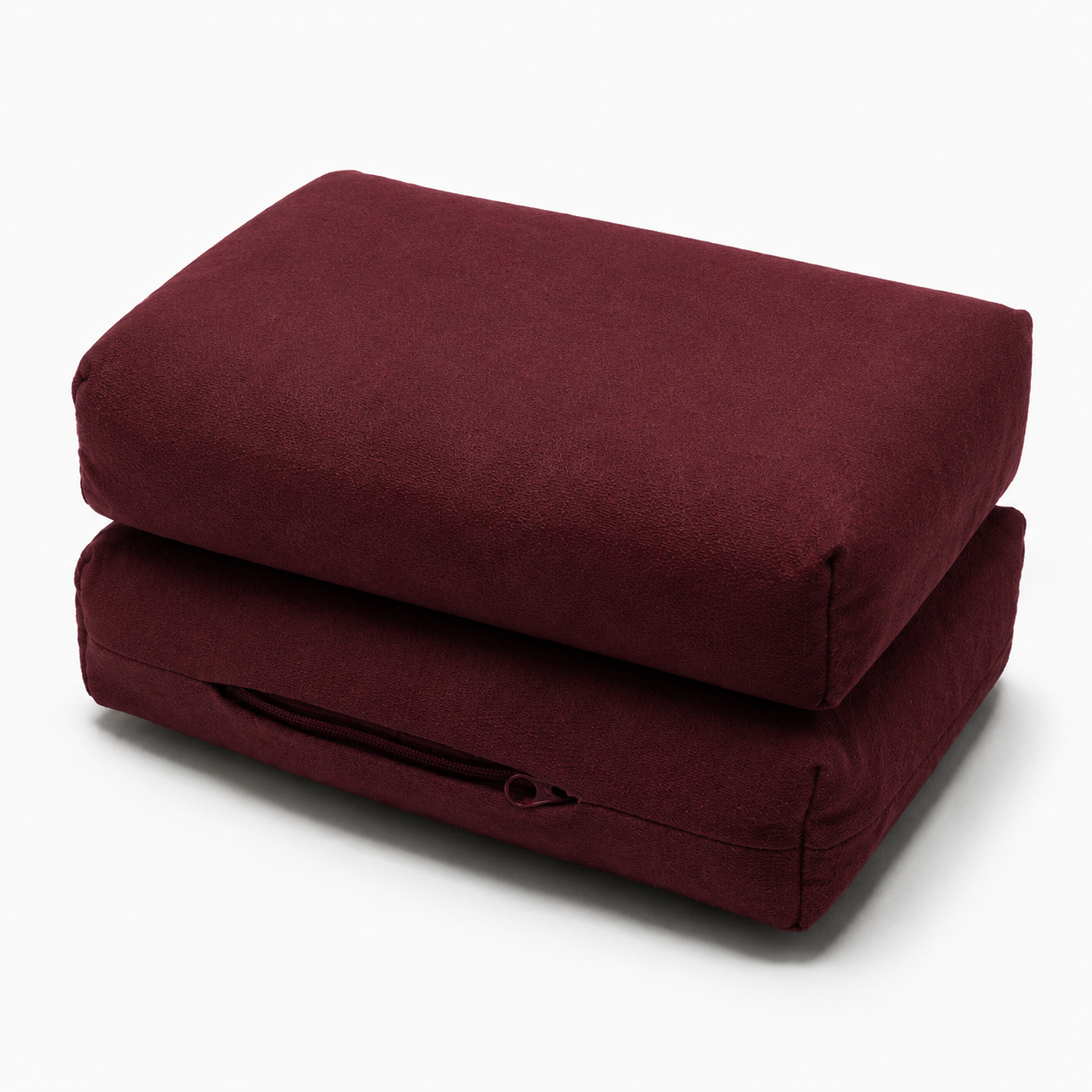 Burgundy Knee Support Pillows for Meditation
