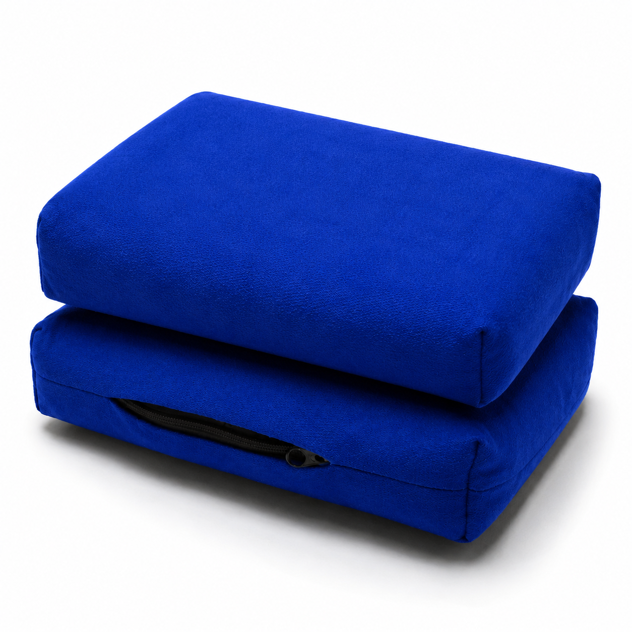 Royal Blue Knee Support Pillows for Meditation