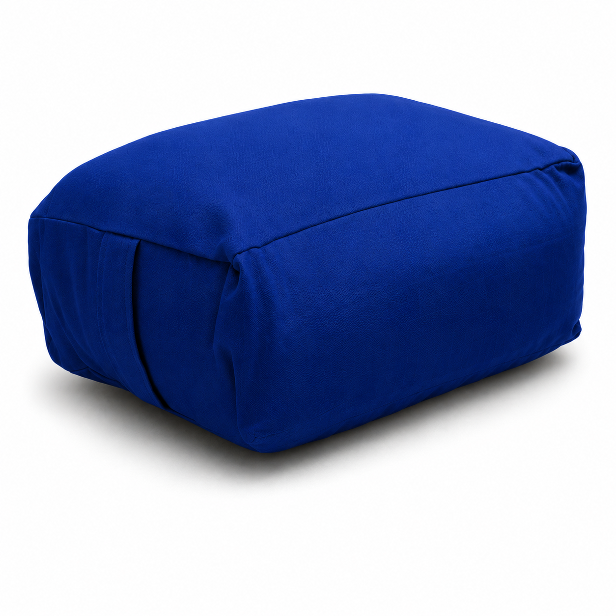 Royal Blue Large Rectangular Buckwheat Hull or Kapok Meditation Cushion