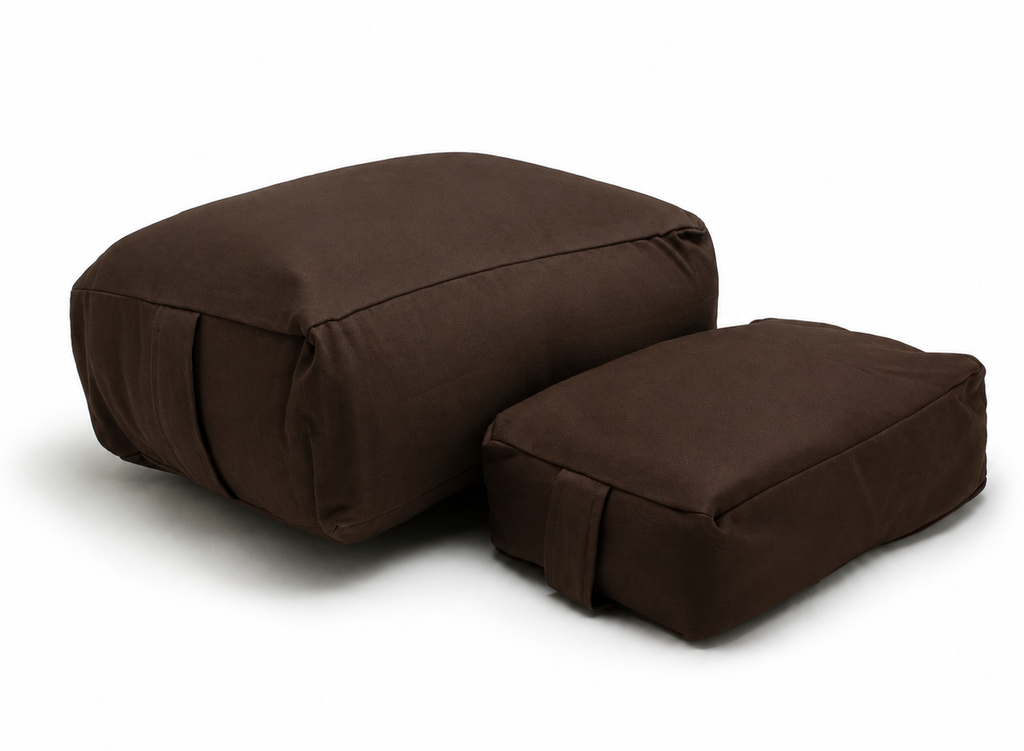 Chocolate Rectangular Meditation Cushion