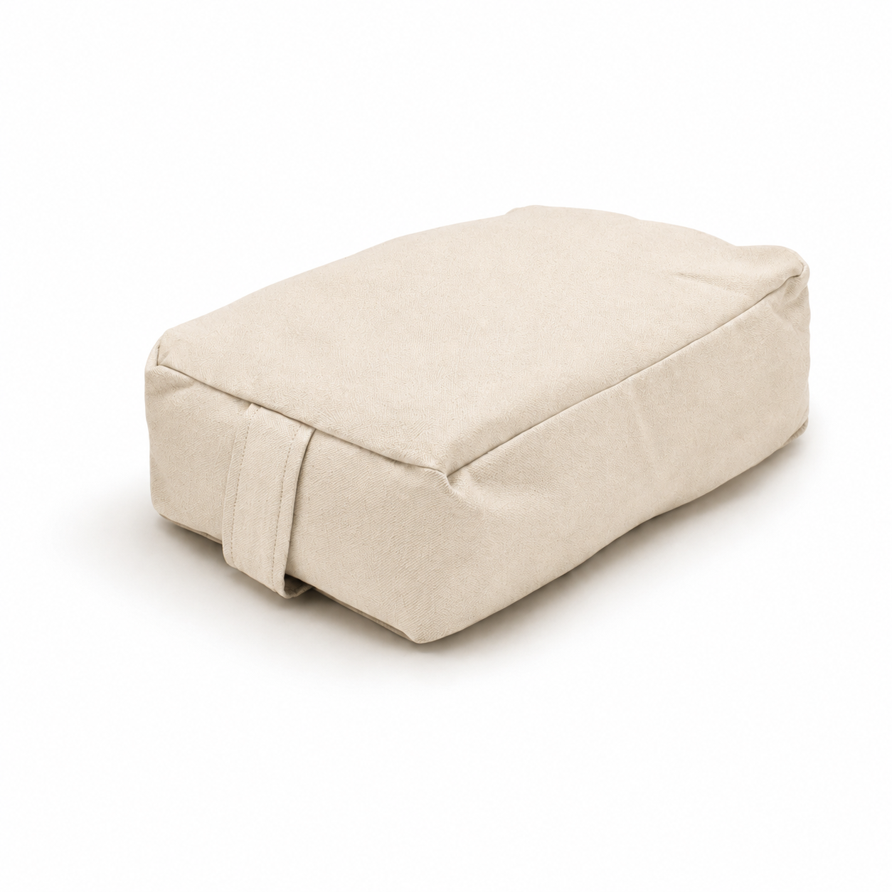 Natural Small Rectangular Buckwheat Hull or Kapok Meditation Cushion