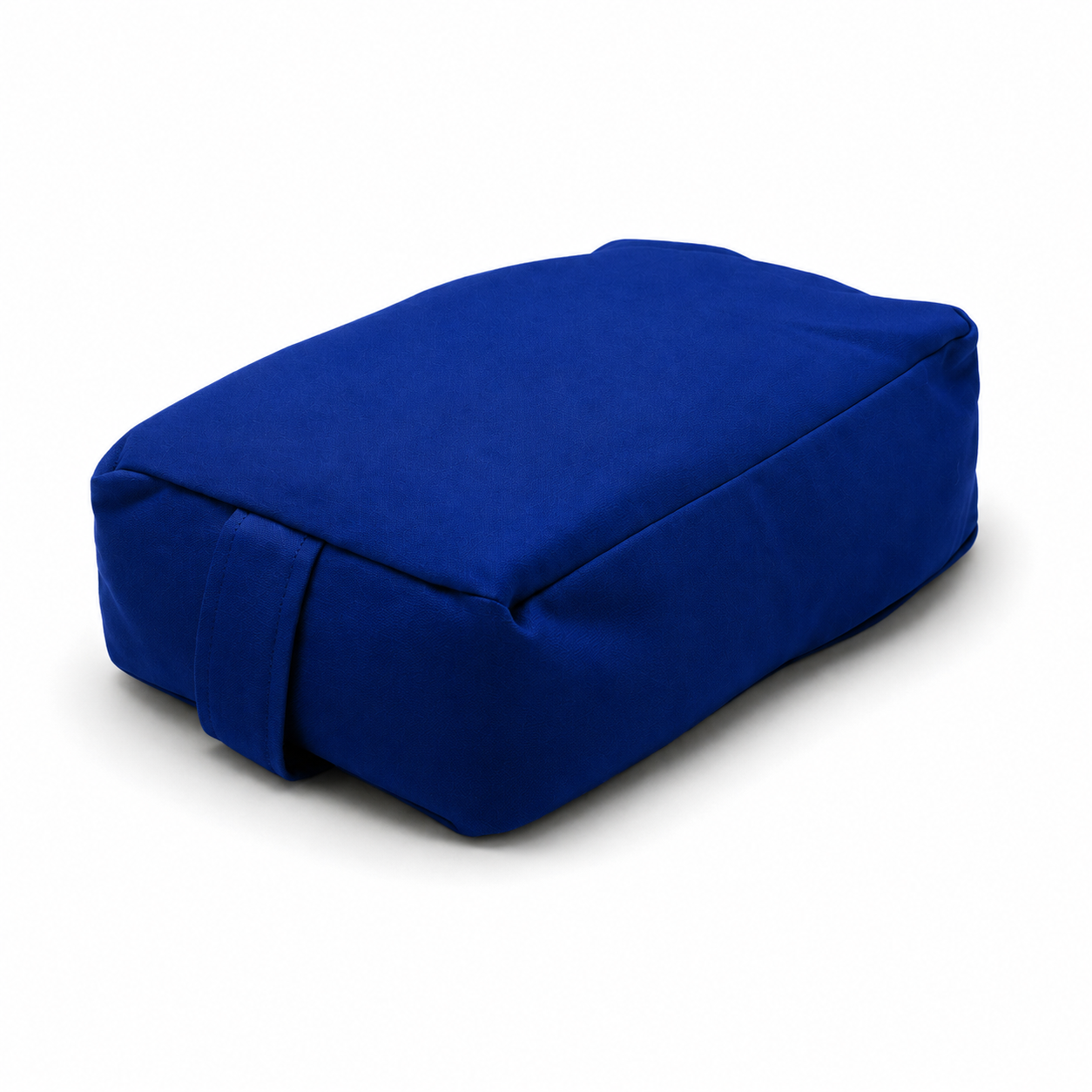 Royal Blue Small Rectangular Buckwheat Hull or Kapok Meditation Cushion